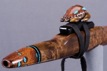 Tropical Ironwood Burl  Native American Flute, Minor, Mid B-4, #J22D